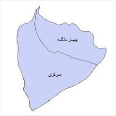 نقشه ی بخش های شهرستان اسلامشهر