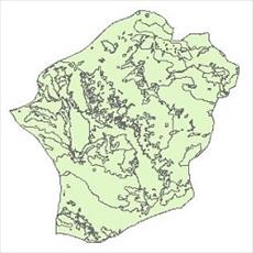 نقشه کاربری اراضی شهرستان سیرجان