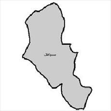 شیپ فایل محدوده سیاسی شهرستان سیاهکل (واقع در استان گیلان)