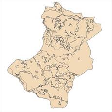 نقشه کاربری اراضی شهرستان تاکستان