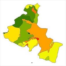 نقشه ی زمین شناسی شهرستان اردبیل