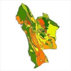 نقشه زمین شناسی شهرستان میناب