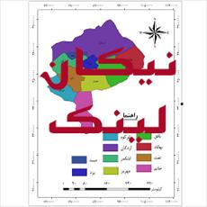 نقشه شهرستان های استان یزد