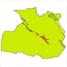 نقشه زمین شناسی شهرستان اهواز